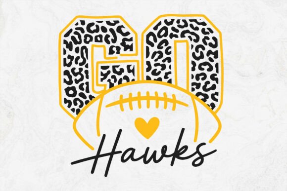 Go Hawks Football SVG PNG: A Versatile Graphic for Crafts and Handmade Projects