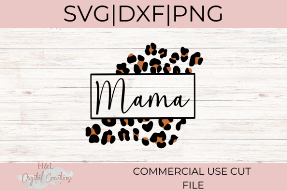 Mama Leopard Print SVG: A Modern Graphic Design Asset for Local Business Branding