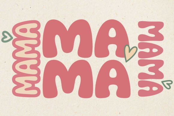 Mama Retro Mother’s Day SVG Bundle: A Versatile Graphic Design Asset for Crafts and Marketing