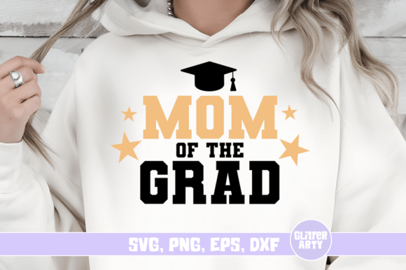 Mom of the Grad SVG Design – A Versatile Graphic for Crafts and Merch