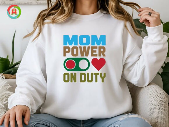 Mom Power on Duty SVG: A Versatile Graphic Design Asset for Crafters