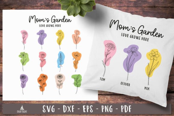 Mom’s Garden Birth Flower SVG Designs Review: A Designer’s Perspective