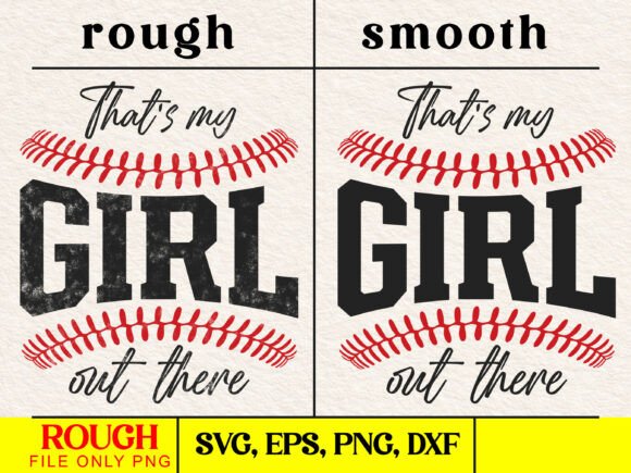 That's My Girl Baseball SVG PNG: A Versatile Graphic Design Asset for Crafters